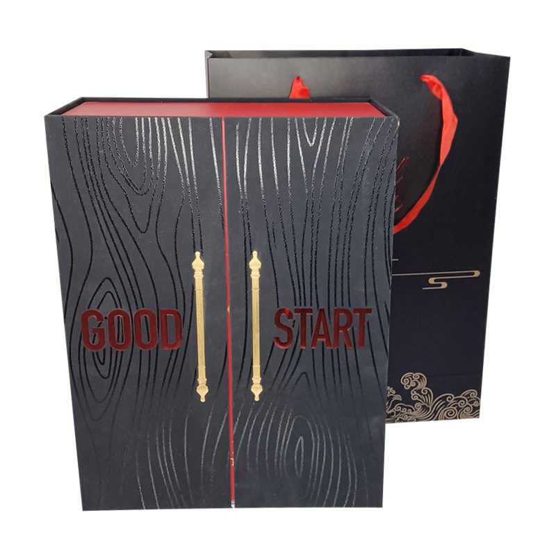 雙(shuāng)開門紅酒禮盒(hé)新年葡萄(táo)酒套(tào)裝